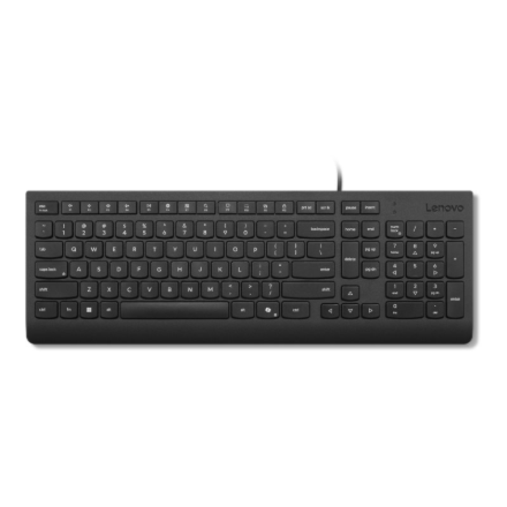 Lenovo Keyboard , Essential , Keyboard , Wired , Nordic , Black