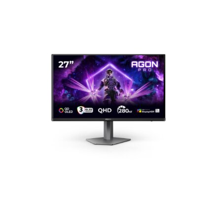 AOC , AG276QZD2 , 26.7 , OLED , QHD , 16:9 , 240 Hz , 0.03 ms , 2560 x 1440 pixels , 250 cd/m² , HDMI ports quantity 2