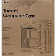 SALE OUT. Fractal Design Torrent Black RGB TG , Fractal Design , Torrent Black RGB TG Light Tint , Torrent Black RGB TG , ATX , Black , DAMAGED PACKAGING