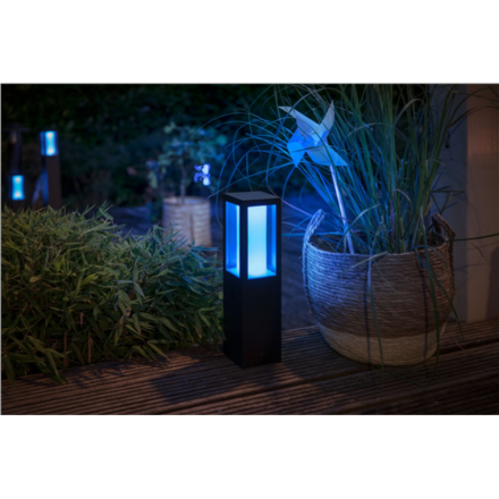 Philips Hue WCA Impress Outdoor Pedestal Lantern 24V , 8 W , 2000-6500 Hue White Colour Ambiance