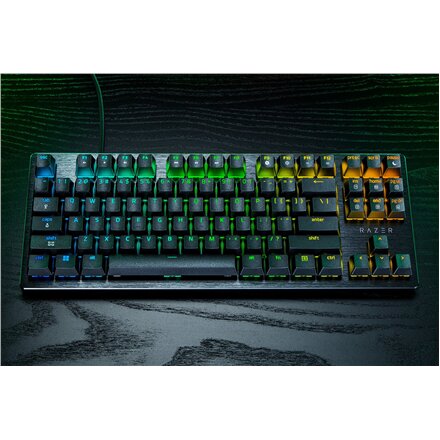 Razer Hall Effect Magnetic Esports Keyboard , Huntsman V3 HE Magnetic Tenkeyless 8KHz , Keyboard , Wireless , US , Razer Hall Effect Magnetic Switches