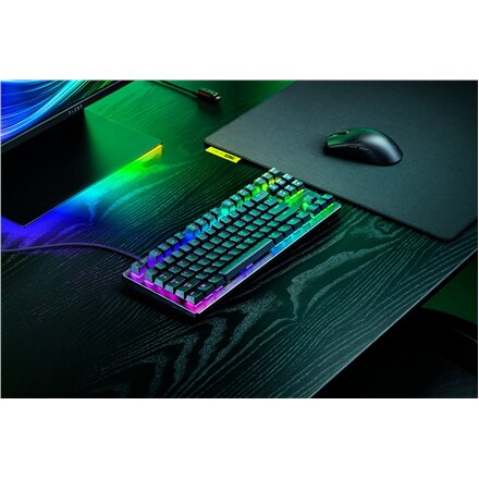 Razer Hall Effect Magnetic Esports Keyboard , Huntsman V3 HE Magnetic Tenkeyless 8KHz , Keyboard , Wireless , US , Razer Hall Effect Magnetic Switches