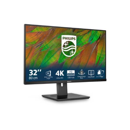Philips , 32B1N3800/00 , 32 , VA , 16:9 , 60 Hz , 4 ms , 3840 x 2160 pixels , 350 cd/m² , HDMI ports quantity 2 , Black