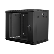 Lanberg Rack cabinet 19 wall-mount 9U/600x450 (flat pack) V2, black , Lanberg