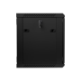Lanberg Rack cabinet 19 wall-mount 9U/600x450 (flat pack) V2, black , Lanberg