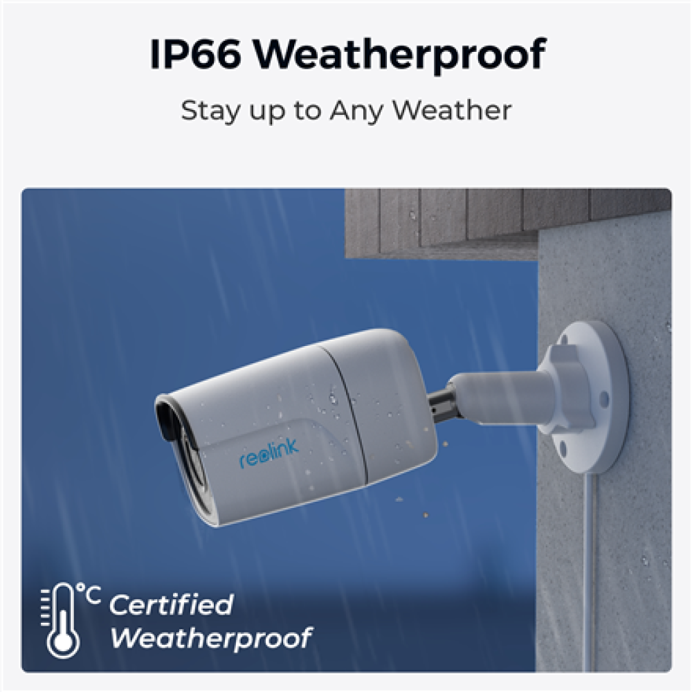 Reolink , Super HD Security Camera System , NVS8-5MB4 , Bullet , 5/4 MP , f=4.0mm fixed; F=2.0 , Power over Ethernet (PoE) , IP67 , H.265 , Micro SD, Max. 256GB