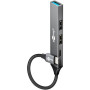 Goobay Slim 4-Port USB Hub, USB-C to USB-C/USB-A, 5 Gbit/s , 74459