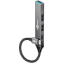 Goobay Slim 4-Port USB Hub, USB-C to USB-C/USB-A, 5 Gbit/s , 74459