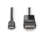 Digitus , Bi-Directional Adapter Cable 2 m , AK-300334-020-S , USB Type C to DisplayPort