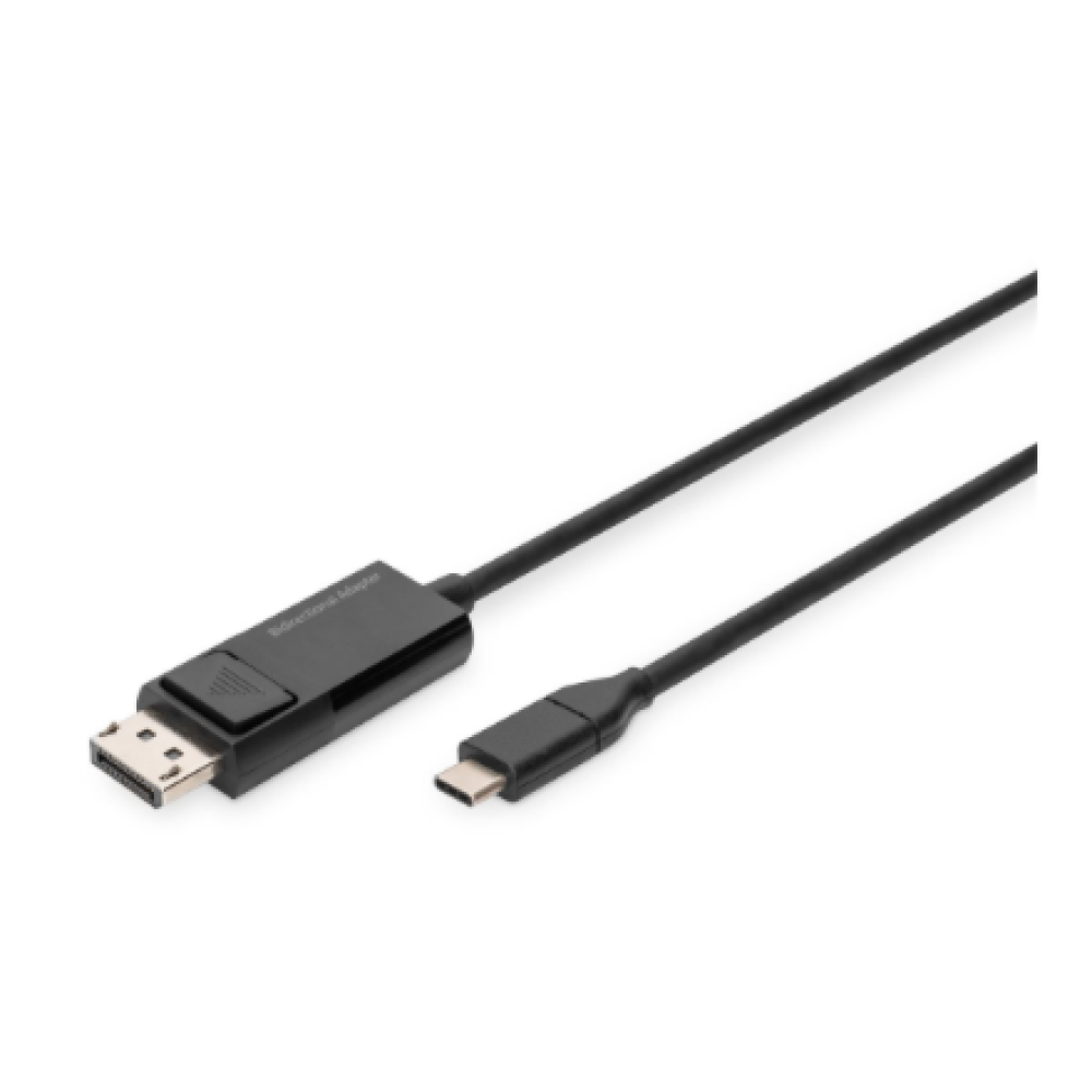 Digitus , Bi-Directional Adapter Cable 2 m , AK-300334-020-S , USB Type C to DisplayPort