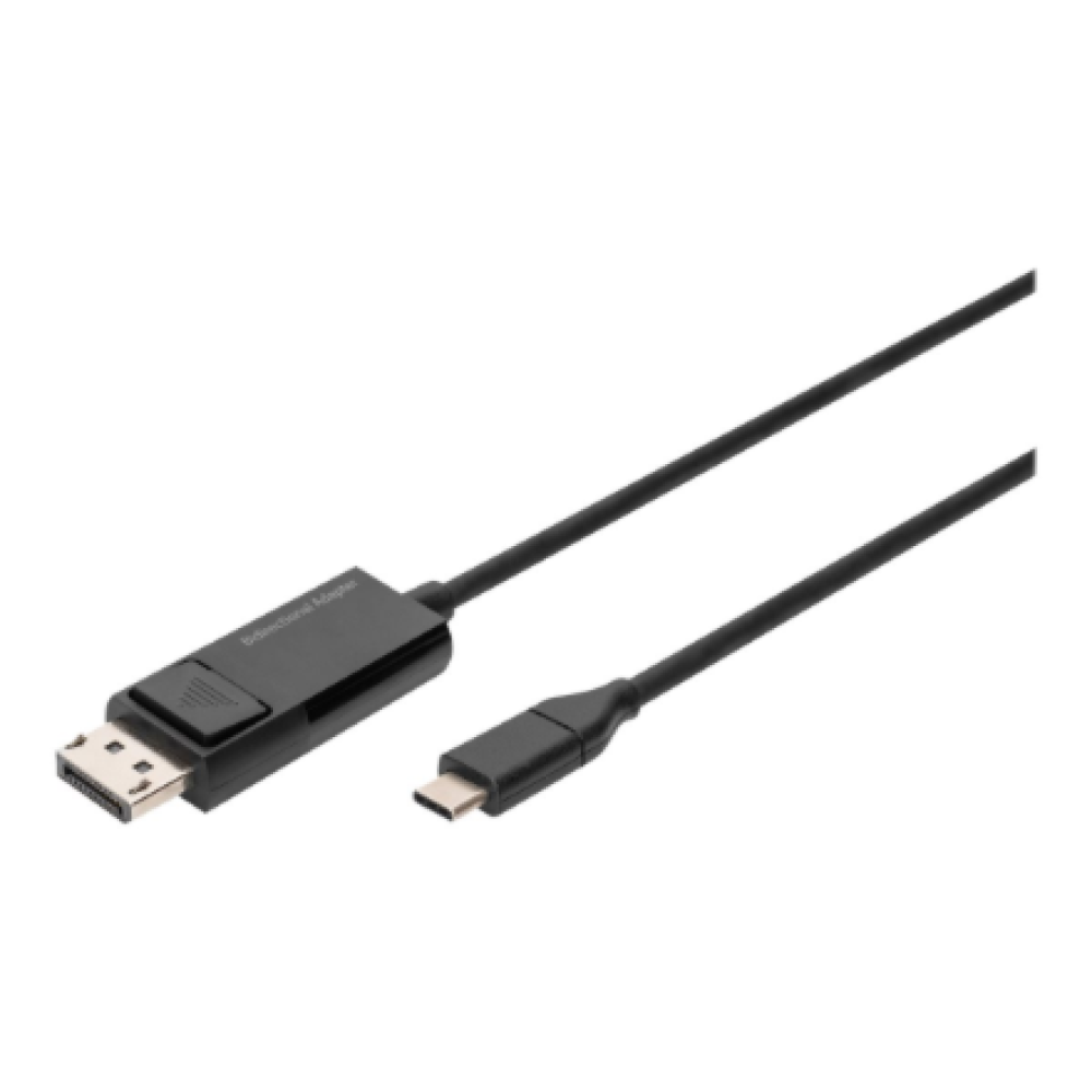 Digitus , Bi-Directional Adapter Cable 2 m , AK-300334-020-S , USB Type C to DisplayPort