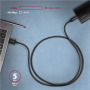 AXAGON Data and charging USB 3.2 Gen 1 cable, 1 m , BUCM3-AM10AB , USB Type A - USB Type C