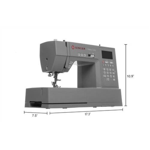 Singer , Computerized Sewing Machine , HD6805C Heavy Duty , Number of stitches 586 , Number of buttonholes 9 , Grey