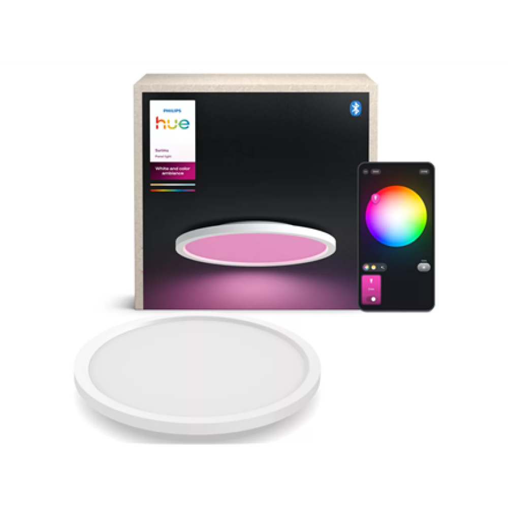 Philips Hue Surimu round panel light, 39.5 cm , Bluetooth, Zigbee