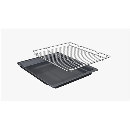 Bosch Oven , HBA572BB4 , 71 L , Electric , Pyrolytic/Hydrolytic , Touch , Height 59.5 cm , Width 59.4 cm , Black