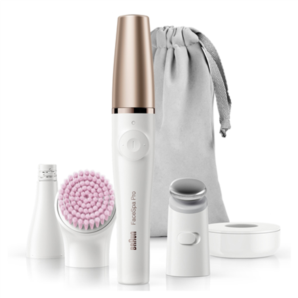 Braun Epilator with accessories , SE912 FaceSpa Pro , Number of power levels 1 , Wet & Dry , White