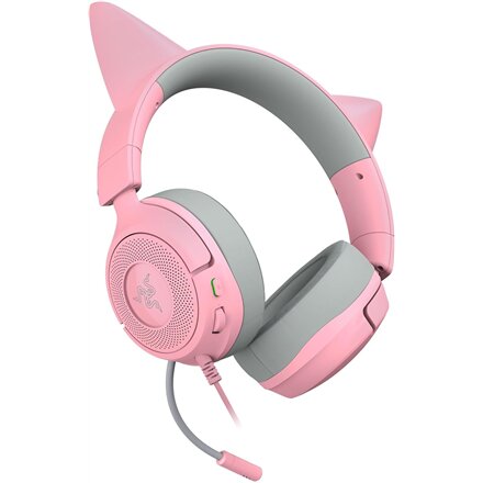 Razer Gaming Headset , Kraken Kitty V3 X , Wired , Over-Ear , Microphone , Quartz