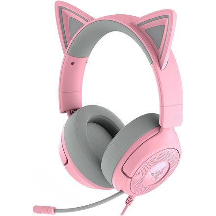 Razer Gaming Headset , Kraken Kitty V3 X , Wired , Over-Ear , Microphone , Quartz