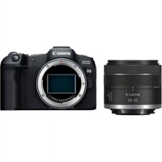 Canon , EOS R8 Body + RF 24-50mm F4.5-6.3 IS STM (AIP) , Megapixel 24.2 MP , Image stabilizer , ISO sensitivity (max) 102400 , Display diagonal 3 , Wi-Fi , Video recording , Automatic, manual , CMOS