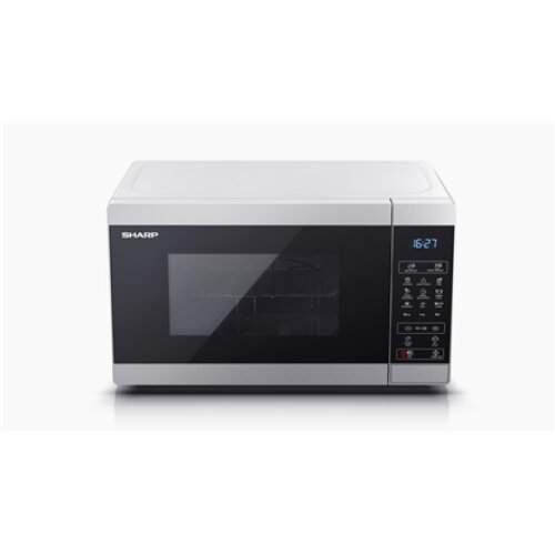 Sharp , Microwave Oven , YC-MG02E-S , Free standing , 20 L , 800 W , Grill , Silver