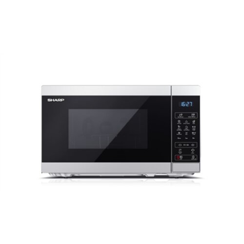 Sharp , Microwave Oven , YC-MG02E-S , Free standing , 20 L , 800 W , Grill , Silver