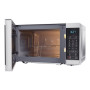 Sharp , Microwave Oven , YC-MG02E-S , Free standing , 20 L , 800 W , Grill , Silver