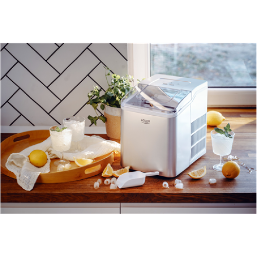 Adler , Ice Maker , AD 8086 , Power 100 W , Silver