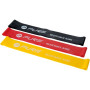 Pure2Improve Resistance Bands, 3 pcs , Yellow/Red/Black