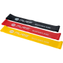 Pure2Improve Resistance Bands, 3 pcs , Yellow/Red/Black