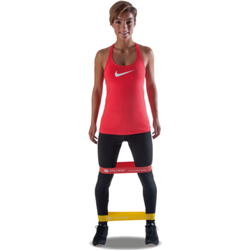 Pure2Improve Resistance Bands, 3 pcs , Yellow/Red/Black