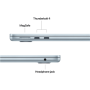 Apple MacBook , Air , Sky Blue , 13 , IPS , 2560 x 1664 pixels , Apple M4 , 24 GB , Solid-state drive capacity 512 GB , Apple M4 chip 10-core CPU/10-core GPU , macOS , 802.11ax , Bluetooth version 5.0 , Keyboard language English , Keyboard backlit , Warra
