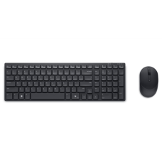 Dell , Silent Keyboard and Mouse , KM555 , Keyboard and Mouse Set , Wireless , Estonian (QWERTY) , Black , 2.4 GHz, Bluetooth 5.1 , Wireless connection
