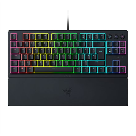 Razer , Ornata V3 Tenkeyless , Mechanical Gaming keyboard , Wired , RGB LED light , US , Black