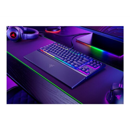 Razer , Ornata V3 Tenkeyless , Mechanical Gaming keyboard , Wired , RGB LED light , US , Black