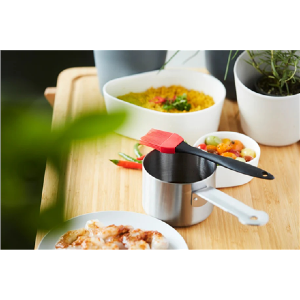 Barbecook , Stainless steel saucepot with brush, 10.5 x 7.5 x 23 cm , BC-ACC-7211