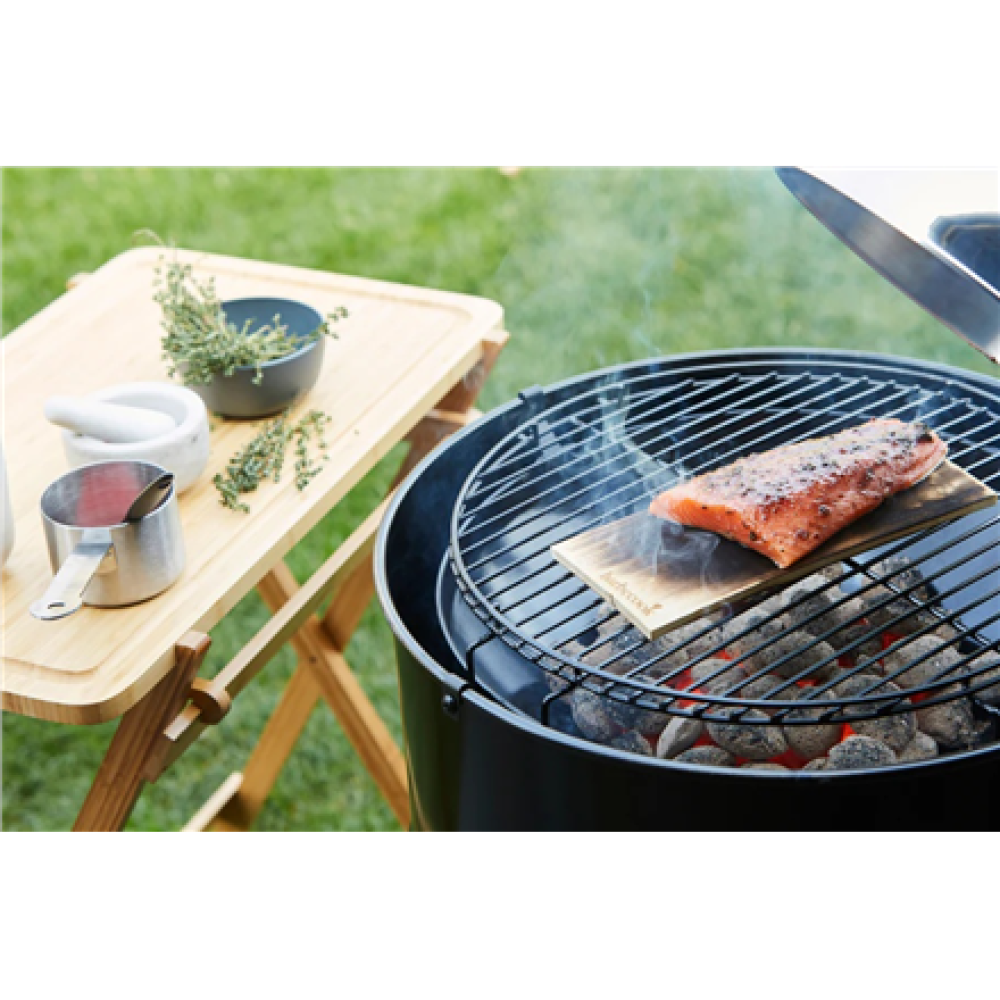 Barbecook , Stainless steel saucepot with brush, 10.5 x 7.5 x 23 cm , BC-ACC-7211