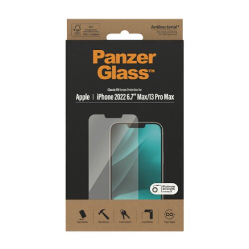 PanzerGlass , Screen protector , Apple , iPhone 14 Plus/13 Pro Max , Glass , Transparent , Classic Fit