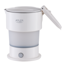 Adler Silicon Travel Kettle , AD 1377 , Travel Kettle , 600 W , 0.6 L , Silicon , White