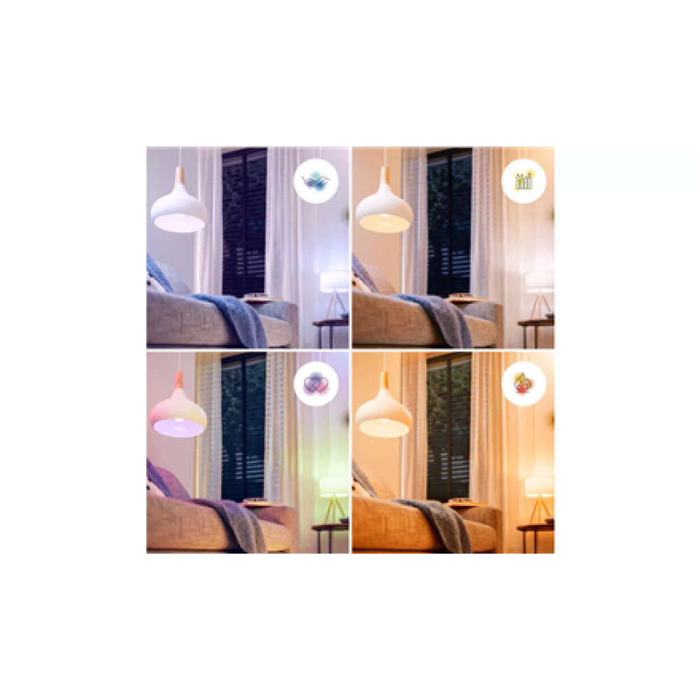 Philips Smart WFB 40W P45 922-65 RGB 1PF/6 , E27 , 4.9 W , Warm to cool white light , Bluetooth, Wi-Fi