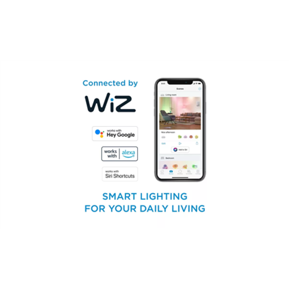 Philips Smart WFB 40W P45 922-65 RGB 1PF/6 , E27 , 4.9 W , Warm to cool white light , Bluetooth, Wi-Fi