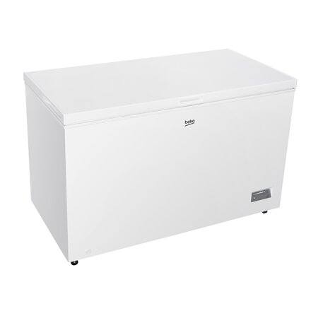 BEKO Freezer , CF380EWN , Energy efficiency class E , Chest , Free standing , Height 85 cm , Total net capacity 371 L , White