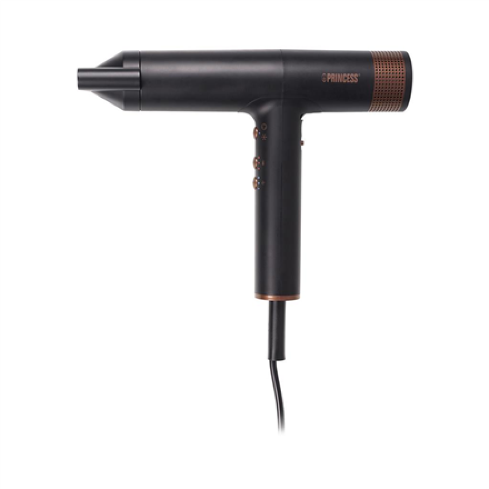 Princess Airstyler Pro , 529205 , 2000 W , Number of temperature settings 3 , Ionic function , Diffuser nozzle , Black