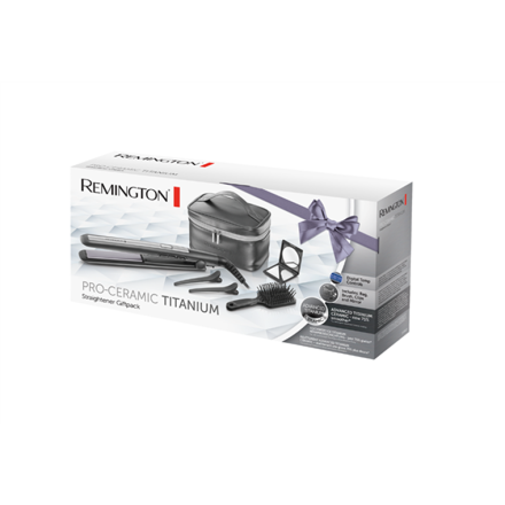 Remington Hair Straightener , S5506GP Pro-Ceramic Titanium , Ceramic heating system , Display Digital display , Temperature (min) 150 °C , Temperature (max) 230 °C , Dark Grey