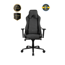 Arozzi mm , Vento Polyurethane; Soft Fabric; Metal; Aluminium , Vernazza Vento Gaming Chair Dark Grey