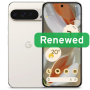 Google Renewed Grade A , Google Pixel 9 Pro XL , Porcelain , 6.8 , OLED , 128 GB , 5G , Android