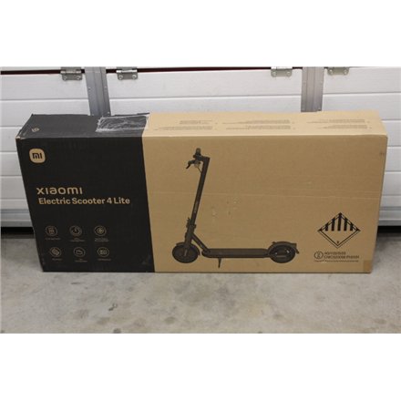 SALE OUT. Xiaomi Electric Scooter 4 Lite EU , Xiaomi Electric Scooter 4 Lite EU , 300 W , 25 km/h , 8.5 , 6 month(s) , Black , DEMO, MISSING INNER PACKAGING