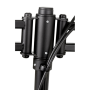 EDBAK SV11 desk mount for three 19 “-27” monitors, curved , EDBAK