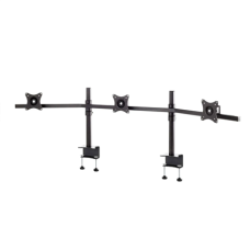 EDBAK SV11 desk mount for three 19 “-27” monitors, curved , EDBAK