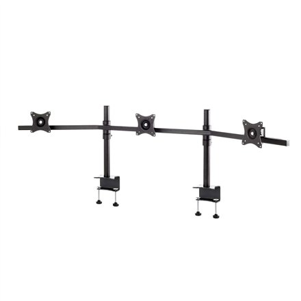 EDBAK Desk Mount , SV11 desk mount for three monitors , Height adjustment, tilt , 19-27 , Black