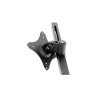 EDBAK Desk Mount , SV11 desk mount for three monitors , Height adjustment, tilt , 19-27 , Black